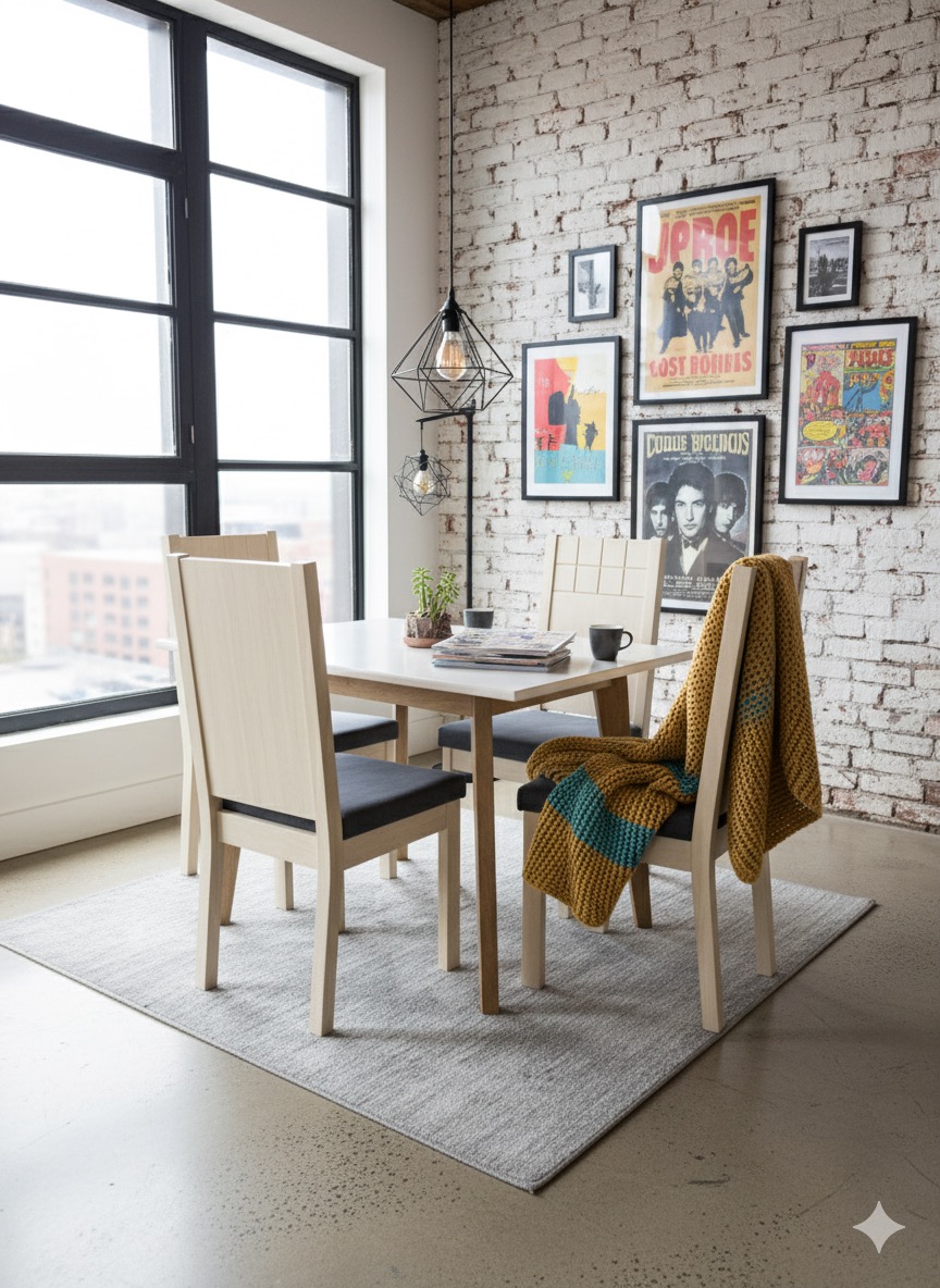 Mesa De Comedor Gales + Sillas Alamo