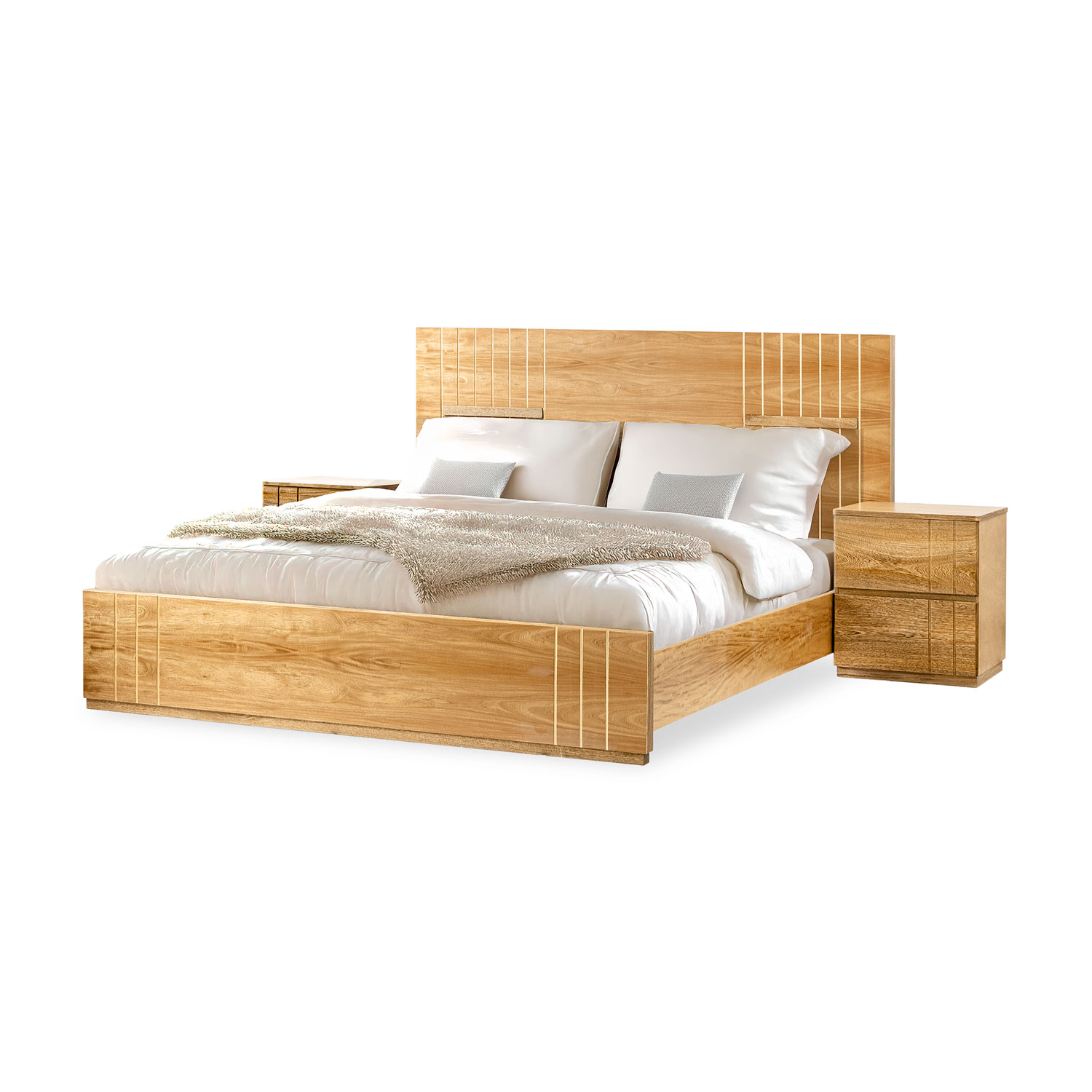 Cama Xion 140 x 190 cm - Natural - Imagen 2