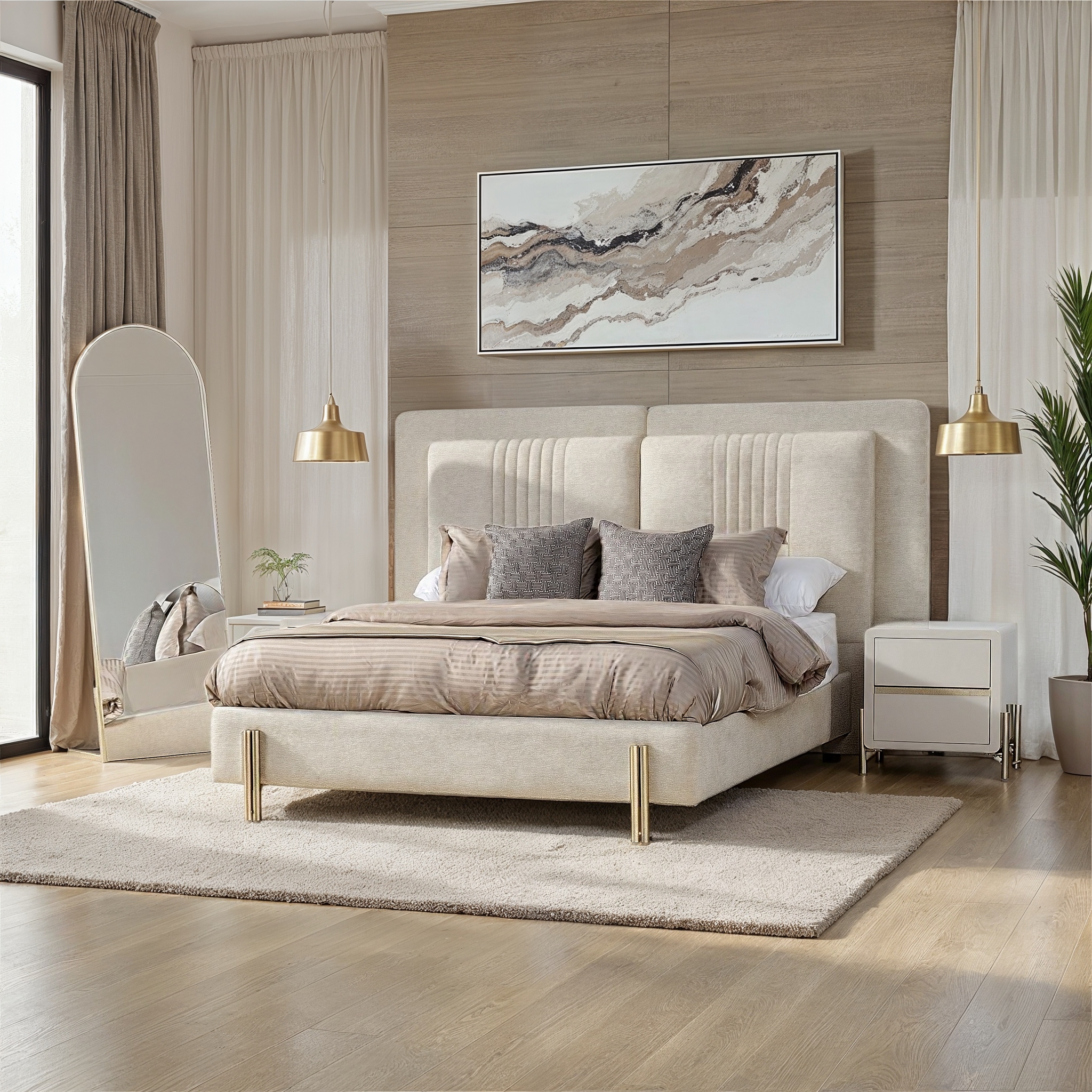 Cama Zoe 140 x 190 cm - Imagen 2